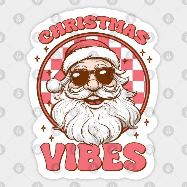 Christmas Vibes Sticker by MZeeDesigns